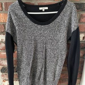 Madewell Marled Contrast Sweater